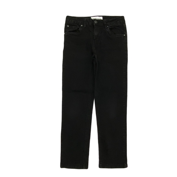 Paper Denim & Cloth Straight Leg Boy's size 12 Dark Wash Black Denim Jeans - Picture 1 of 4